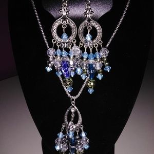 BEAUTIFUL JEWELRY SET NECKLACE AND EARRING